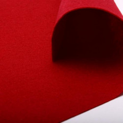 Filc Dekoracyjny kreatywny 1mm - 20X30 сm Czerwony №28, 1 arkusz 20x30 cm