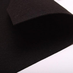 Filc Dekoracyjny kreatywny 1mm - 20X30 сm Czarny №2 ,1 arkusz 20x30 cm