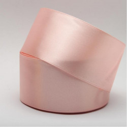 Wstążka satynowa Brudny róż 50 mm Rolka 33 m