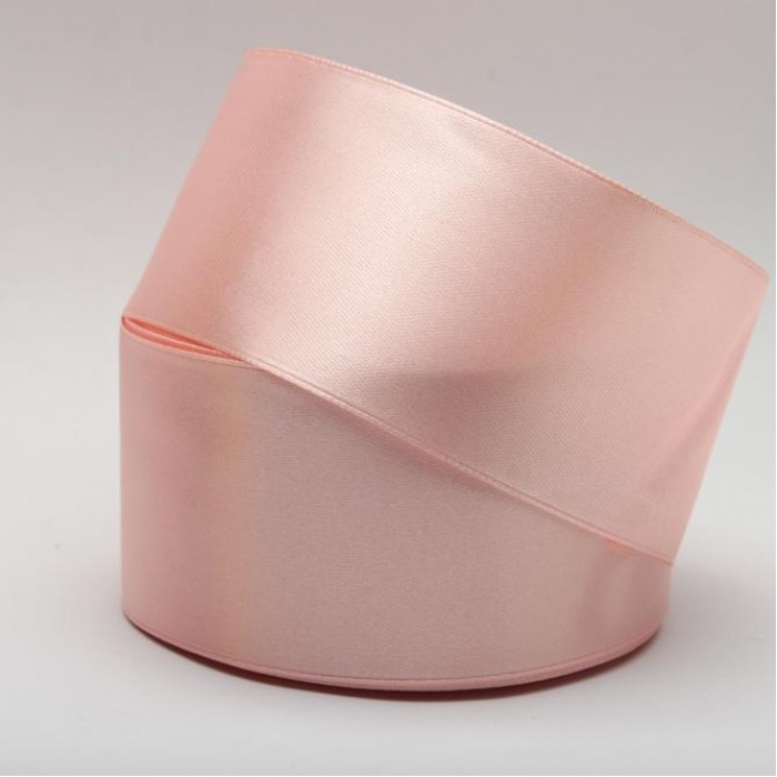 Wstążka satynowa Brudny róż 50 mm Rolka 33 m