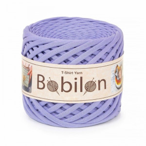 T-shirt Yarn Bobilon medium 7-9 mm Lavender