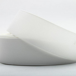 Tasiemka Rypsowa wstążka Biała 25 mm Rolka 33 m